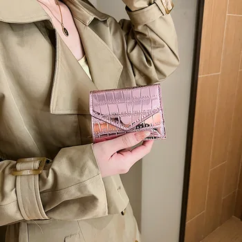 פשוט חדש ליידי ארנק נשים ארנק כרטיס הארנק 2023 חדש אופנה עור Pu שקיות קטנות בשביל נקבה באיכות גבוהה חם למכור שקיות