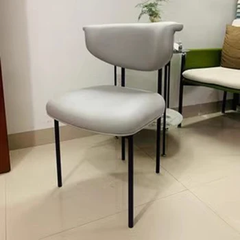 קומה צואה מסיבת האוכל כיסאות מתכת מרפסת מעצב המחשב כסאות אוכל גבוהים Illas דה Comedor הרהיטים בסלון HDH