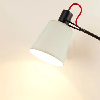 קליפ הנורה אהיל אדום פלסטיק המפה אור לכסות את הרצפה שולחן מחשב למשרד גוונים