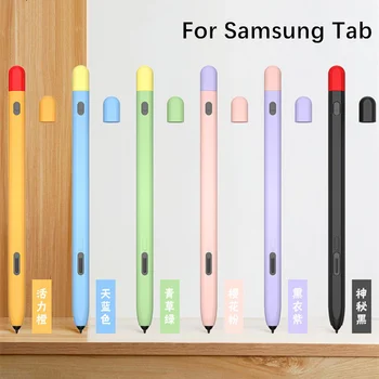 קלמר עבור Samsung Tab S7/S7 בנוסף, S8/S8 בנוסף S6 לייט S Pen-slip הגנה שרוול סיליקון כיסוי