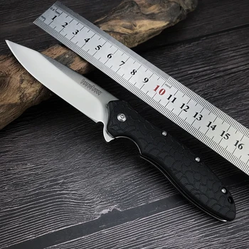 קרשו הישרדות סכין יפנית(3800) קיפול להב הגנה עצמית מחנאות, דיג סכין Edc Multitool טקטי סכינים עם קליפ