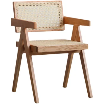 קש כריות כיסא האוכל הנורדי מינימליסטי ארגונומי משענת יד כיסא מודרני נוח איטלקי סאל לה אבוס ריהוט חדר