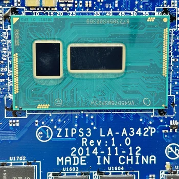 שופץ עבור Lenovo יוגה 12 לוח אם מחשב נייד ZIPS3 לה-A342P FRU 01AY506 00HT707 עם SR23W I7-5500U CPU 8GB RAM