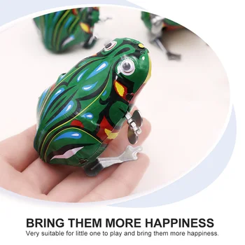 שעון צפרדע צעצוע יצירתי Wind-up צעצועים בידור מודל החיה הקריקטורה ילדים צעצועים