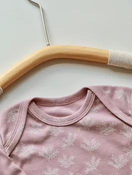 תינוק בייבי romper עבור בנות בנים חמוד הדפסה בגד גוף עם שרוולים ארוך